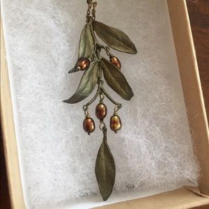 Gold-toned Branch Necklace